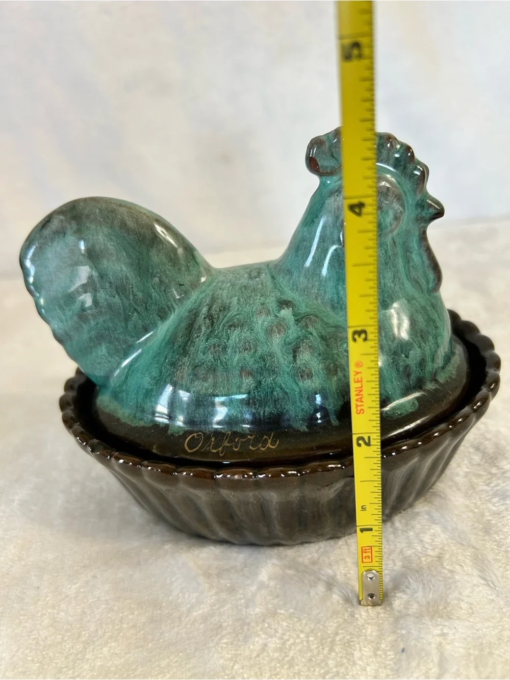 N/A green glazed